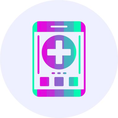 ekle. Web simgesi basit illüstrasyon