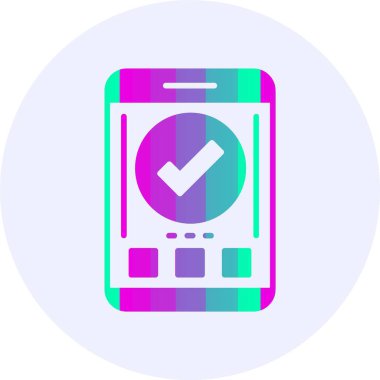 İşaretle. Web simgesi basit illüstrasyon