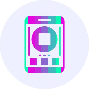 Kes şunu. Web simgesi basit illüstrasyon