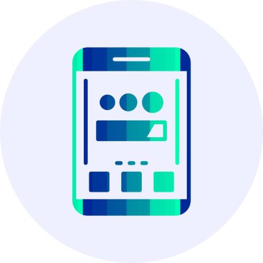 Yükleniyor. Web simgesi basit illüstrasyon