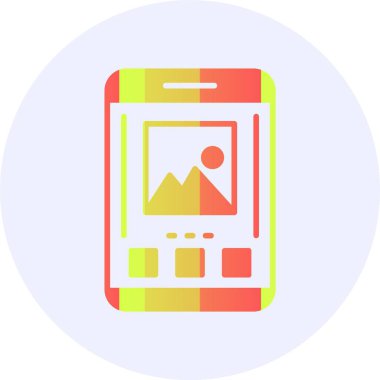 Görüntü. Web simgesi basit illüstrasyon