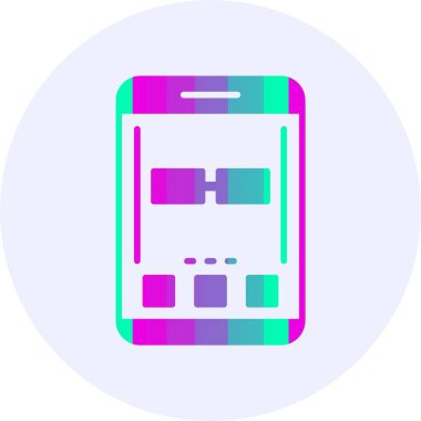 Bağlantı. Web simgesi basit illüstrasyon