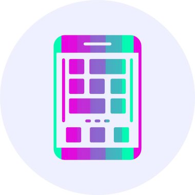 ızgara. Web simgesi basit illüstrasyon