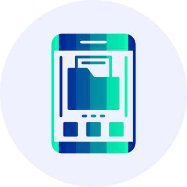 Dosya. Web simgesi basit illüstrasyon