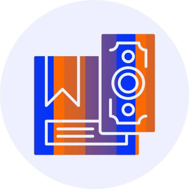 Dağıtım web simgesi vektör illüstrasyonunda nakit