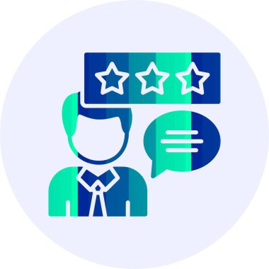 Müşteri Tanımlama Web simgesi vektör illüstrasyonu