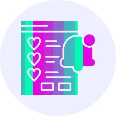 Vektör illüstrasyon Bildirimi simgesi 