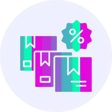 Paket Teklif simgesi vektör illüstrasyonu