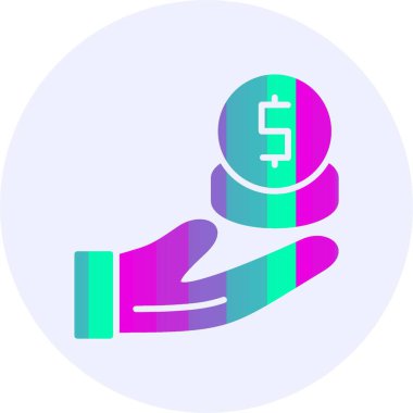 Yatırım simgesi vektör illüstrasyon tasarımı