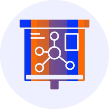 Zihin Haritası. Web simgesi vektör illüstrasyonu                            