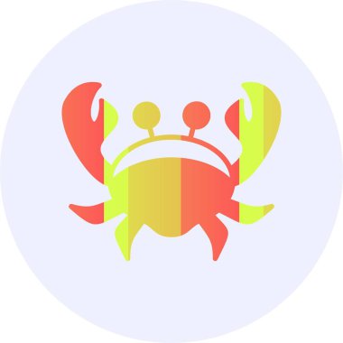 Web simgesi Yengeç, illüstrasyon vektör 