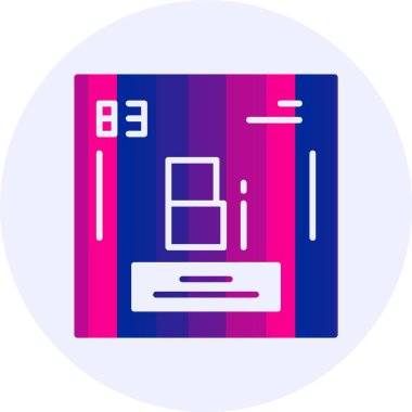 Bismuth, ağ basit kimyasal element simgesi