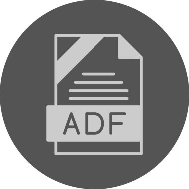 ADF. web icon simple illustration clipart