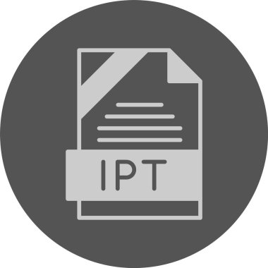 IPT. Web simgesi basit illüstrasyon