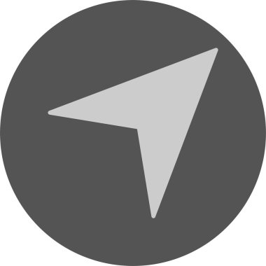 Web simgesi gönder, basit vektör illüstrasyonu