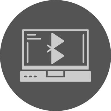 Bluetooth simgesinin vektör çizimi