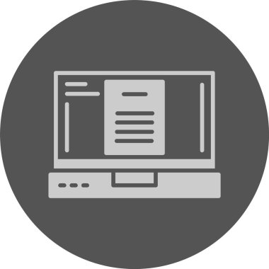 Vektör belgesi Simge illüstrasyonu 