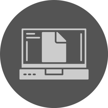 dosya web simgesi, basit vektör illüstrasyonu