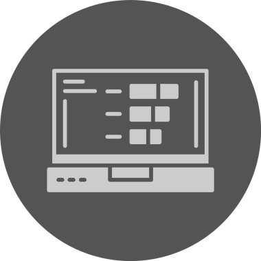 İstatistik web simgesi, vektör illüstrasyonu