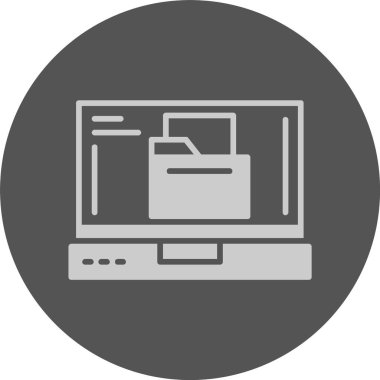 dizin web simgesi, basit vektör illüstrasyonu