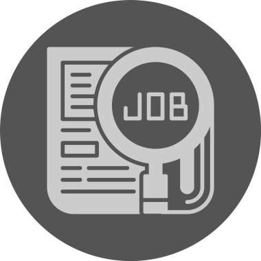 Referans web simgesi, basit vektör illüstrasyonu