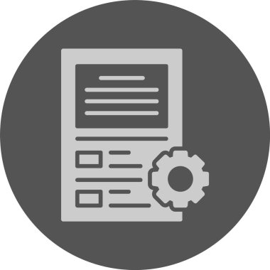 Yatılı web simgesi, basit vektör illüstrasyonu