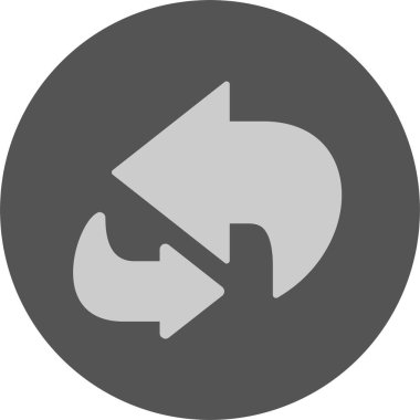 Simgeyi tazele, vektör illüstrasyonu basit tasarım