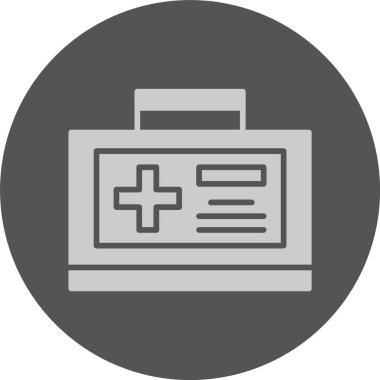 İlk yardım kiti vektör illüstrasyonu