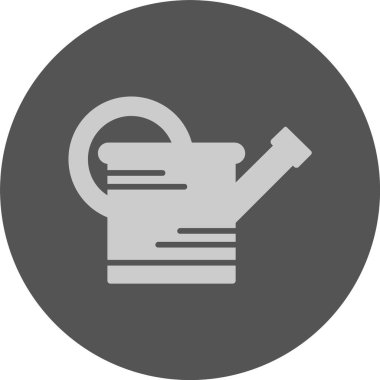 Sulama kutusu simgesi, basit vektör illüstrasyonu