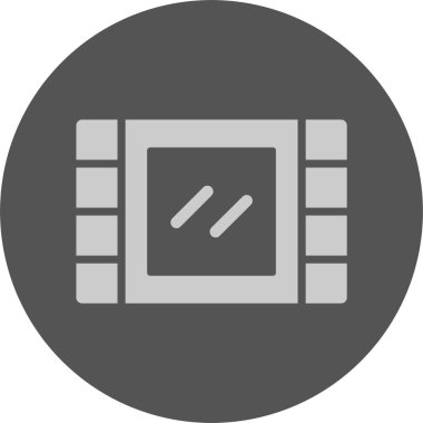 Makara web simgesi, basit vektör illüstrasyonu