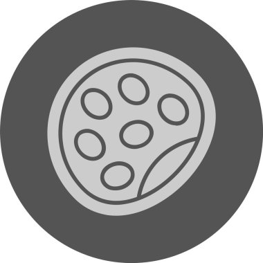 Palet web simgesi, basit vektör illüstrasyonu