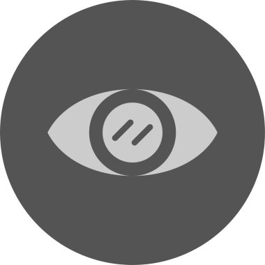 Göz Ağı simgesi, basit vektör illüstrasyonu