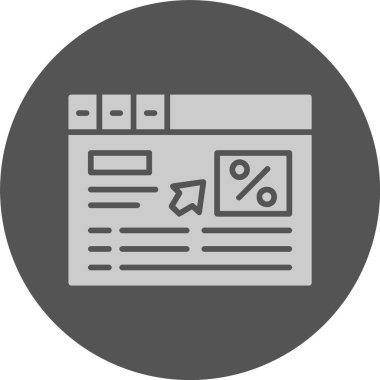 Hızlı web simgesi, basit vektör illüstrasyonuna tıklayın