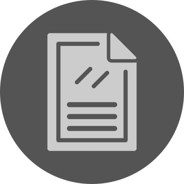 Vektör belgesi Simge illüstrasyonu 