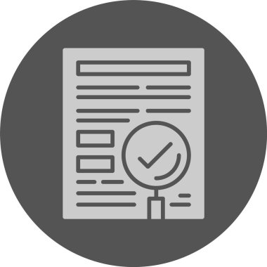 Web simgesi indeksleniyor, basit vektör illüstrasyonu