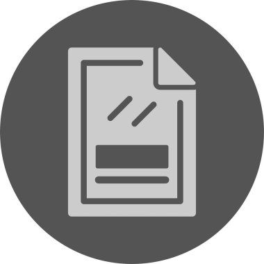 dosya web simgesi, basit vektör illüstrasyonu