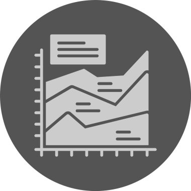 Alan Çizelgesi iş simgesi, vektör illüstrasyonu 