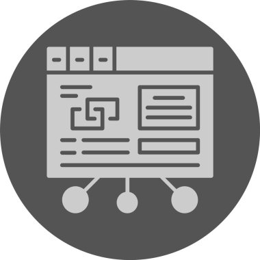 Bağlantı sosyal yardım web simgesi, basit vektör illüstrasyonu