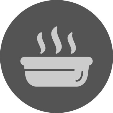 Pişirme tepsisi web simgesi, basit vektör illüstrasyonu