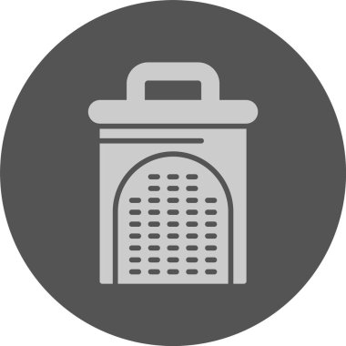 Grater web simgesi, basit vektör illüstrasyonu