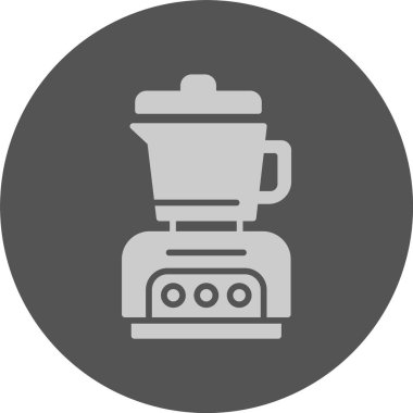 Karıştırıcı web simgesi, basit vektör illüstrasyonu