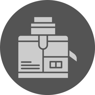 Meyve sıkacağı web simgesi, basit vektör illüstrasyonu