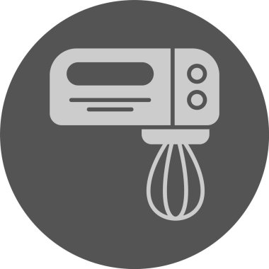 Karıştırıcı. Web basit simgesi illüstrasyonu 