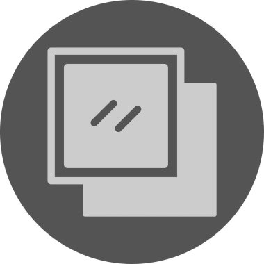 Web simgesini kopyala, basit vektör illüstrasyonu