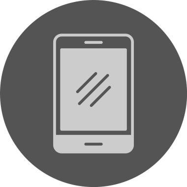 akıllı telefon simgesi, vektör illüstrasyonu basit tasarım