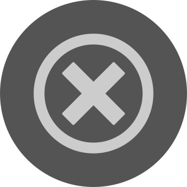 çapraz ağ ikonu vektör illüstrasyonu 