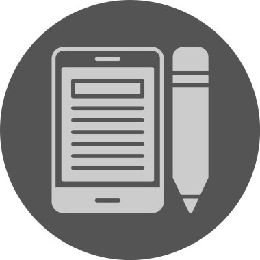 akıllı telefon simgesi, vektör illüstrasyonu basit tasarım