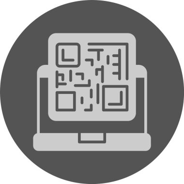 dizüstü bilgisayar simgesi, vektör illüstrasyonu basit tasarım