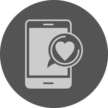 akıllı telefon simgesi, vektör illüstrasyonu basit tasarım