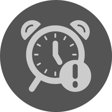 Saat simgesi vektör illüstrasyonu 